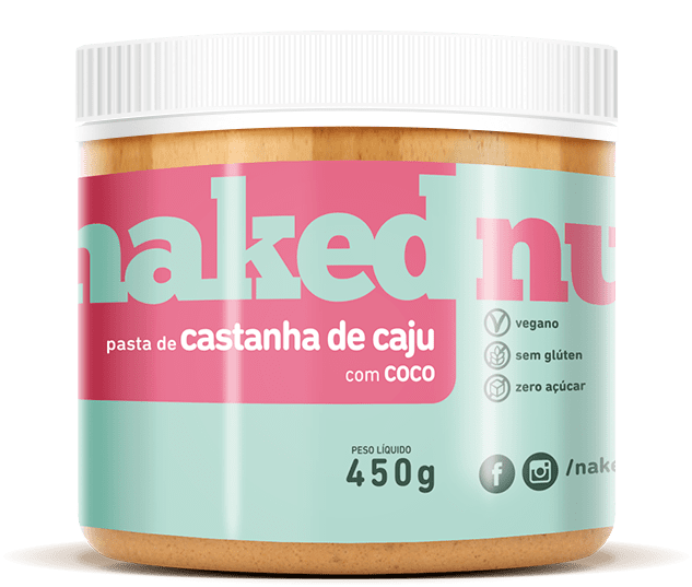 Pasta de Castanha de Caju com Coco 450g - Naked Nuts
