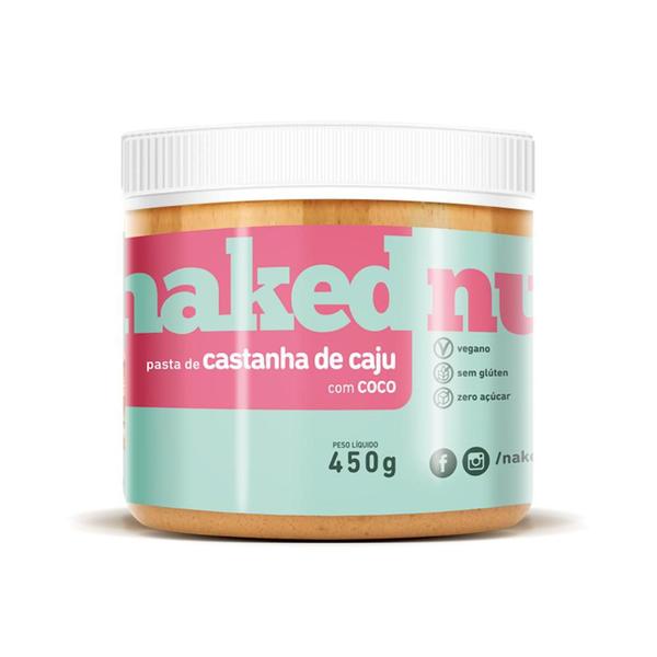Pasta de Castanha de Caju com Coco 450g Naked Nuts