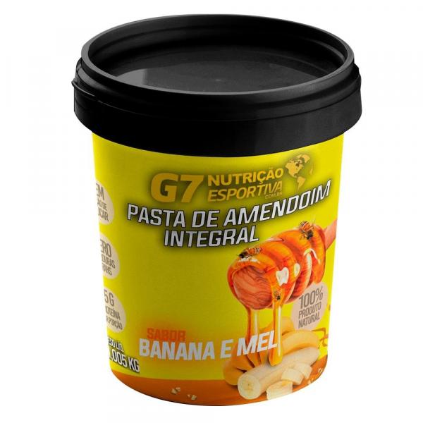Pasta G7 de Amendoim Integral- 1,005Kg - Banana e Mel - G7 Nutrição Esportiva