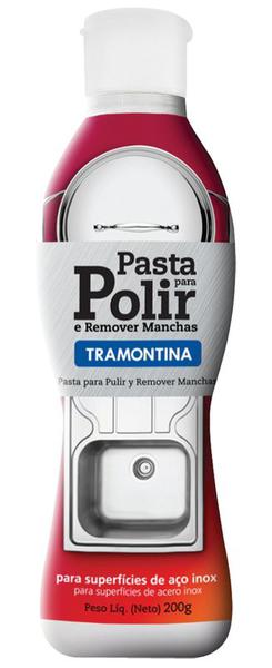 Pasta para Polir e Remover Manchas de Aço Inox 200g Tramontina - 60900/000