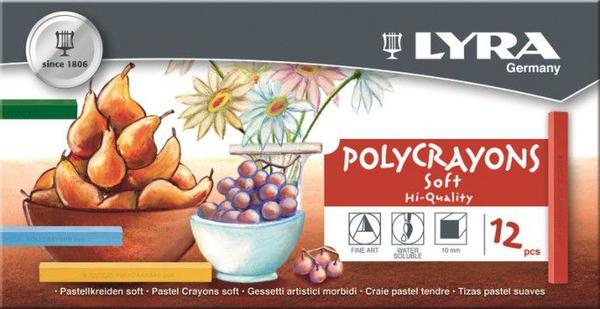 Pastel Seco Lyra Polycrayon Soft 012 Cores 5651120