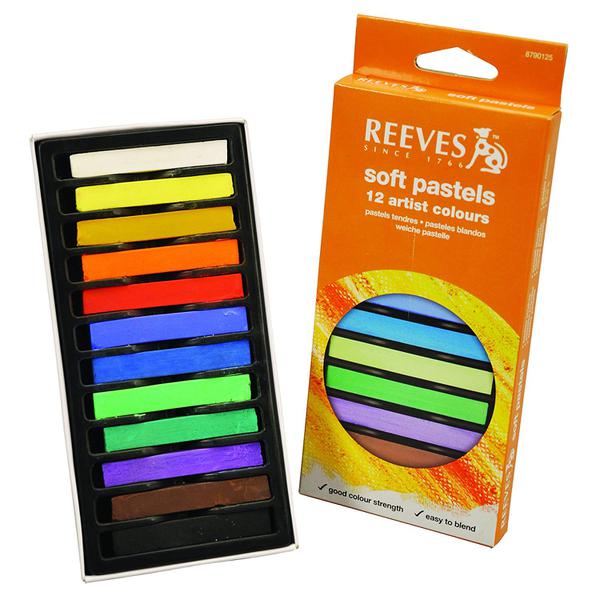 Pastel Seco Reeves 12 Cores Ps12 - 6698