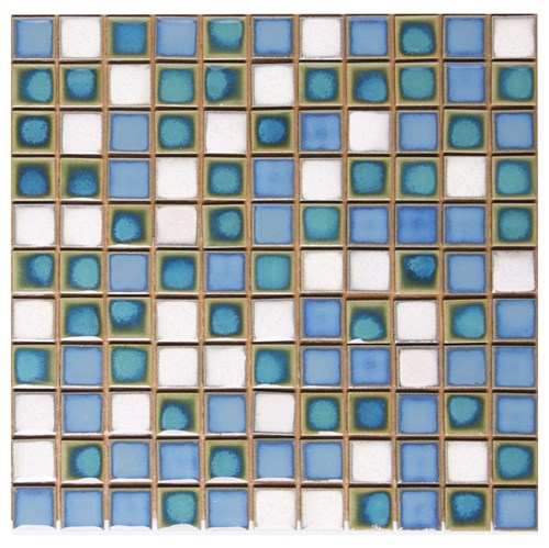 Tudo sobre 'Pastilha de Porcelana 8430033 Bati Azul e Branco 30,3x30,3cm Jatobá'