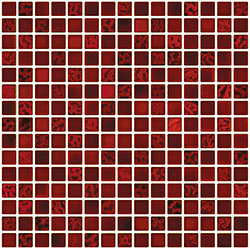 Pastilha de Vidro (30x30cm) Infiniti INF-135 Vermelho - Colortil
