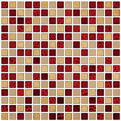 Pastilha de Vidro (30x30cm) Infiniti INF-136 Vermelho - Colortil