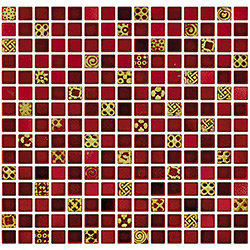 Pastilha de Vidro (30x30cm) Infiniti INF-166 Vermelho - Colortil