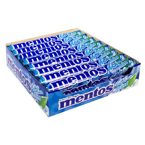 Pastilha Mentos Stick Ice Mint 38g C/16 - Perfetti