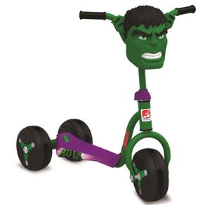 Patinete Clássico Bandeirante Hulk - Verde
