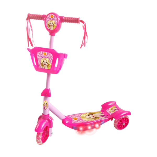 Patinete Meninas Infantil Dm Radical 3 Rodas - Dm Toys
