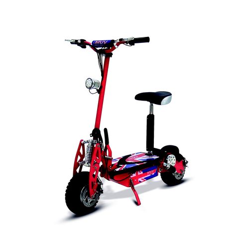 Tudo sobre 'Patinete Elétrico Scooter 1000w 36 Volts MXF Cor Vermelho Londres'