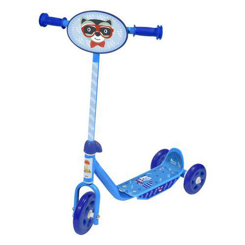 Patinete Infantil Belfix Scooter 3 Rodas Tech Azul Bel Fix
