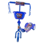 Patinete infantil 3 Rodas com Cesto Azul - BBR Toys
