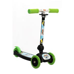 Patinete Preto e Verde Scooter Net Racing Club Zoop Toys - ZP00104