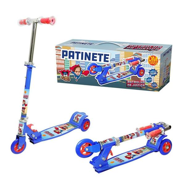Patinete Radical New Top 3 Rodas - Dm Toys