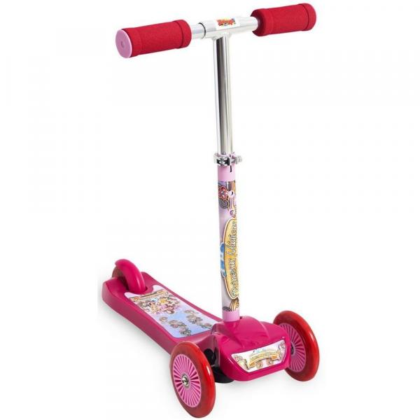Patinete 3 Rodas Scooter Net Mini Princesas Rosa - Zoop Toys