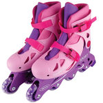 Patins Ajustável Roxo 34 A 37 Fênix