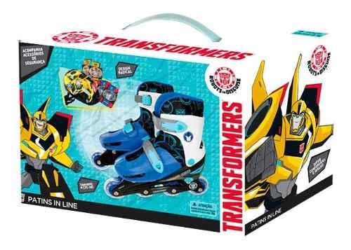 Patins Ajustável Transformers com Kit de Segurança - Astro Toys