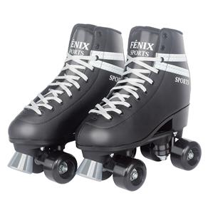 Patins Fênix Brinquedos Roller Skate RL-07 - Preto - Tamanho 31 ao 34