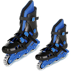 Patins Inline New Basic Tamanho 33 Azul - Conthey Kids