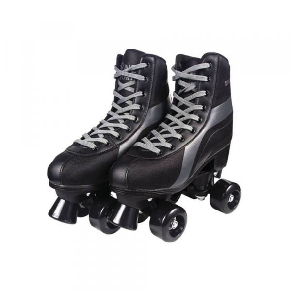 Patins 4 Rodas Roller Skate Preto 34/35 Sem Acessórios - Fênix. - Fenix