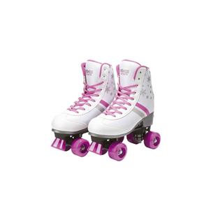 Patins Roller Skate Ajustáveis Branco - Fenix - 31-34
