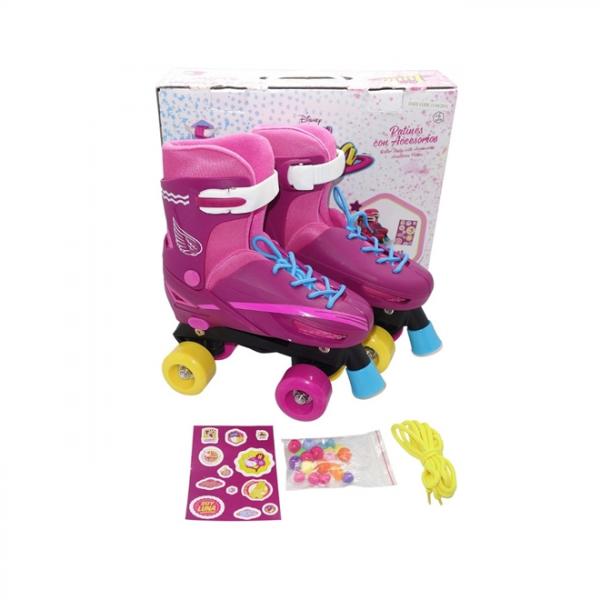 Patins Sou Luna Roller Skate 4 Rodas Basico SS (Tam. 27 ao 30) Multikids - BR713
