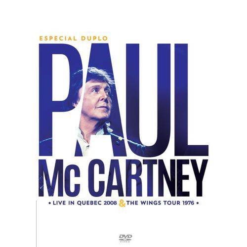 Tudo sobre 'Paul Mccartney - Especial Duplo - Live In Quebec 2008 & The Wings The Complete Rockshow 1976 - DVD'