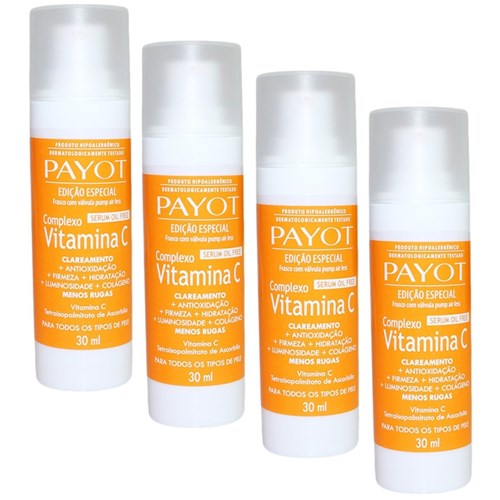 Payot Kit Complexo de Vitamina C 30Ml - 4 Unidades