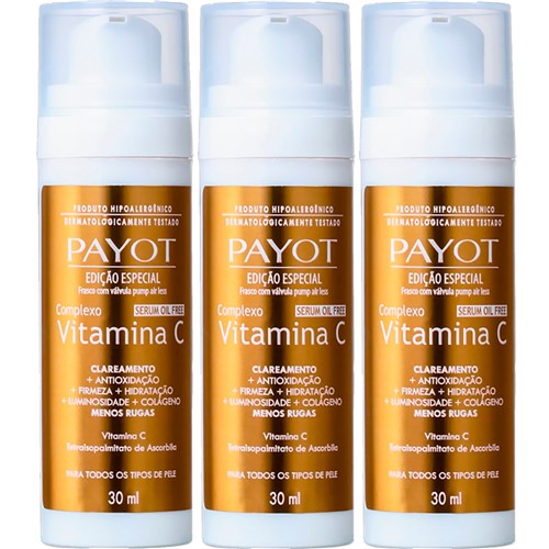 Payot Kit Complexo de Vitamina C 30ml - 3 Unidades