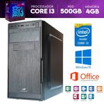 Computador Cpu Intel Core I3 4 Gb 500gb Hdd Hdmi