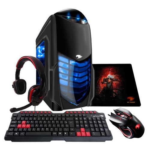 PC G-FIRE AMD A10 9700 8GB 1TB Radeon R7 2GB Integrada Computador Gamer GKAC HTG-280