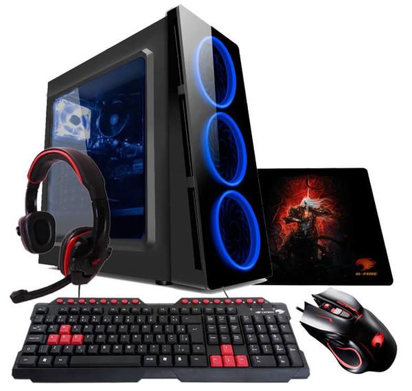 PC G-FIRE AMD A10 9700 8GB 1TB Radeon R7 2GB Integrada Computador Gamer GKAC HTG-284