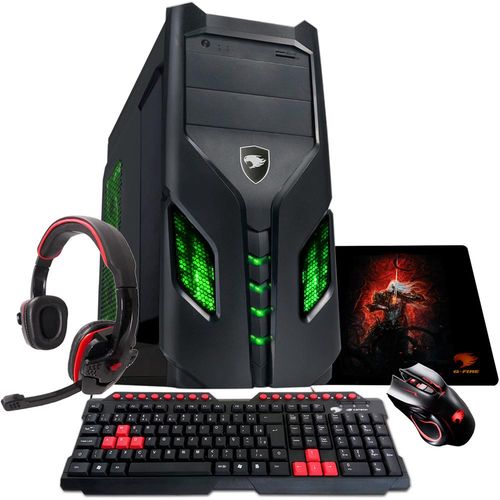 PC G-FIRE AMD A6 7400K 8GB 1TB Radeon R5 2GB Integrada Computador Gamer GKAC HTG-268