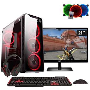PC Gamer Completo com Monitor 21.5 Full HD EasyPC Intel Core I5 (GeForce GTX 1050 Ti 4GB) 8GB HD 1TB