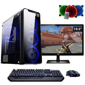 PC Gamer EasyPC FPS Intel Core I5 8GB (GeForce GTX 1050 2GB) HD 3TB Monitor LED 19" HDMI
