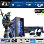 Pc Gamer Icc Ag2545c Intel Core I5 3,2 Ghz 4gb 120gb Ssd Geforce Gtx 1050 2gb Ddr5 Kit Multimídia Dvdrw Hdmi Full HD