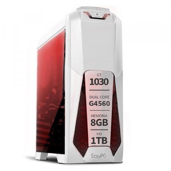 PC Gamer Intel Kabylake 7ª Geração G4560 8GB Geforce GT 1030 HD 1TB 500W EasyPC