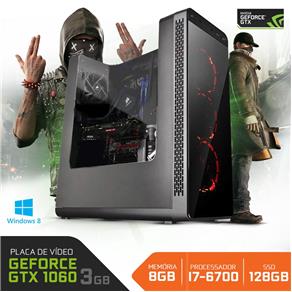 PC Gamer Neologic Battlemachine NLI62002 I7-6700 8GB (GeForce GTX 1060) 1TB + 120GB SSD Windows 8