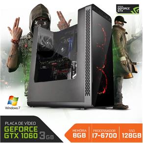PC Gamer Neologic Battlemachine NLI62000 I7-6700 8GB (GeForce GTX 1060) 1TB + 120GB SSD Windows 7