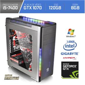 PC Gamer Neologic Battlemachine NLI68208 I5-7400 8GB (GeForce GTX 1070)1TB+120GB SSD Windows 7