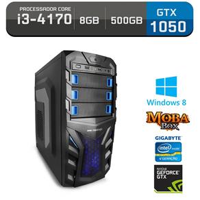 PC Gamer Neologic Moba Box NLI59908 Intel Core I3-4170 8GB (GeForce GTX 1050 2GB) 500GB Win 8