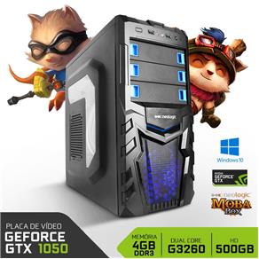 PC Gamer Neologic Moba Box NLI60008 Intel Core G3260 4GB (GeForce GTX 1050 2GB) 500GB Win 10