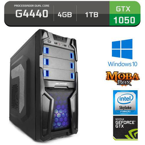 Tamanhos, Medidas e Dimensões do produto PC Gamer Neologic Moba Box NLI60014 Intel Core G4440 4GB (Gtx 1050 2GB) 1TB Windows 10