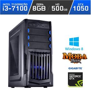 PC Gamer Neologic Moba Box NLI67207 Intel Core I3-7100 8GB (GeForce GTX 1050 2GB) 500GB Windows 8