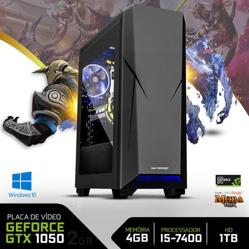 Tamanhos, Medidas e Dimensões do produto PC Gamer Neologic Moba Box NLI67180 Intel Core I5-7400 4GB (GeForce GTX 1050 2GB) 1TB Windows 10