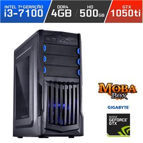 PC Gamer Neologic Moba Box NLI68181 Intel I3-7100 4GB (GeForce GTX 1050Ti 4GB) 500GB