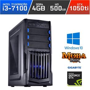 PC Gamer Neologic Moba Box NLI68184 Intel I3-7100 4GB (GeForce GTX 1050Ti 4GB) 500GB Windows 10