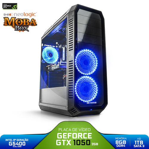PC Gamer Neologic Moba Box NLI80968 Intel G5400 8GB (GeForce GTX 1050 2GB) 1TB
