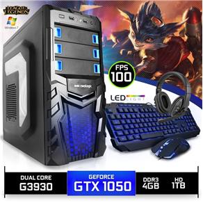 PC Gamer Neologic NLI80532 Intel G3930 4GB (GeForce GTX 1050 2GB) HD 1TB Win 7