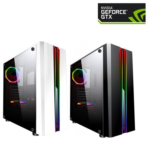 PC Gamer RGB FoX PC Intel Core I3 (GeForce GTX Ti 4GB 128 Bits GDDR5) 8GB HD 500GB